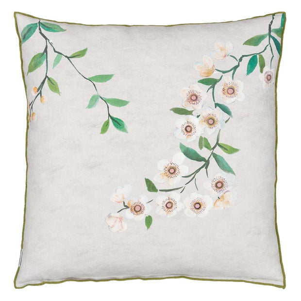 Designers Guild Porcelaine De Chine Cameo Linen Cushion