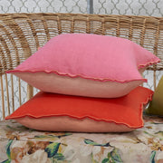 Designers Guild Brera Lino Hibiscus & Peach Linen Cushion