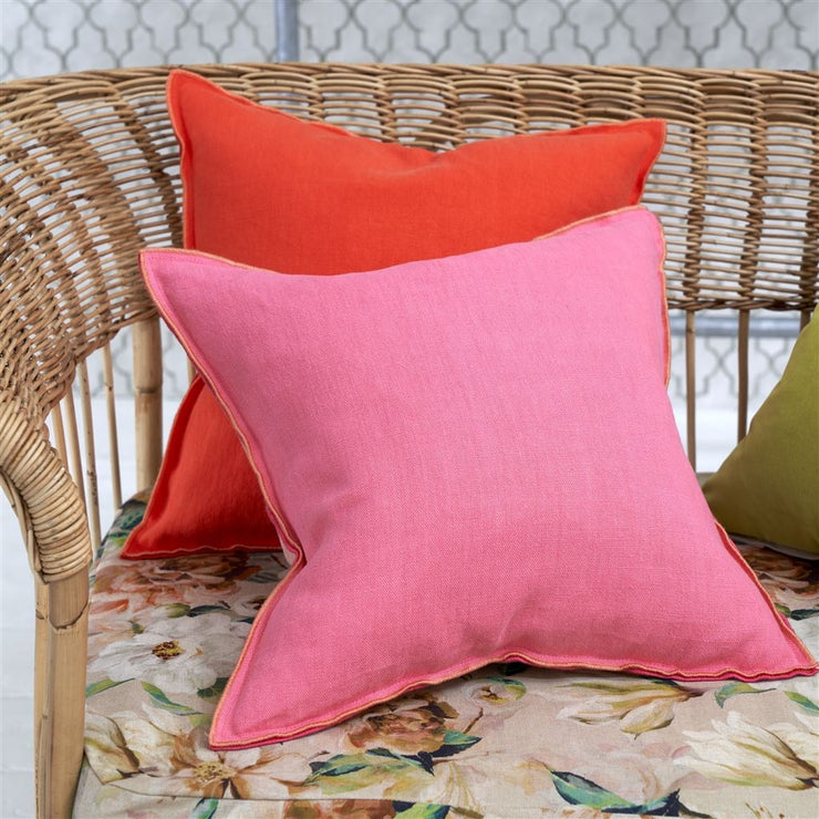 Designers Guild Brera Lino Nasturtium & Papaya Linen Cushion