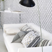 Designers Guild Pergola Trellis Slate Cotton Cushion