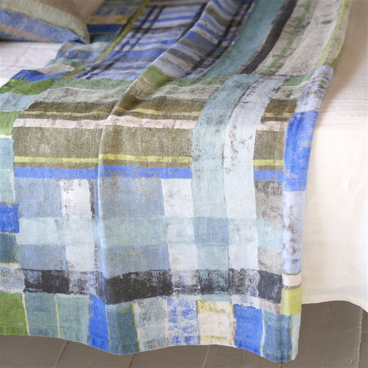 Designers Guild Achara Azure Throw