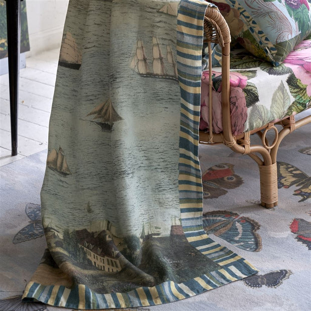 John Derian Seaport Ocean Throw