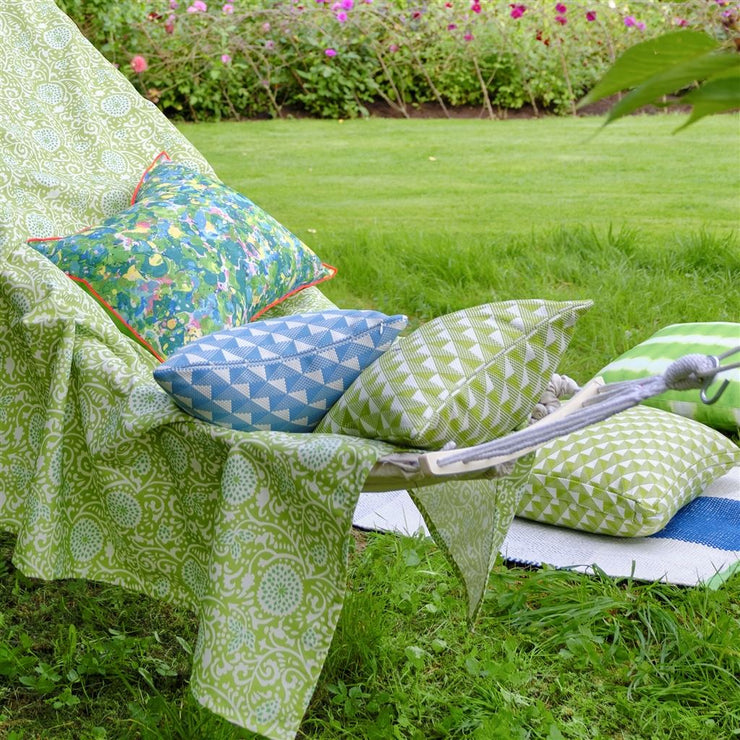Designers Guild Outdoor Odisha Peridot Cushion