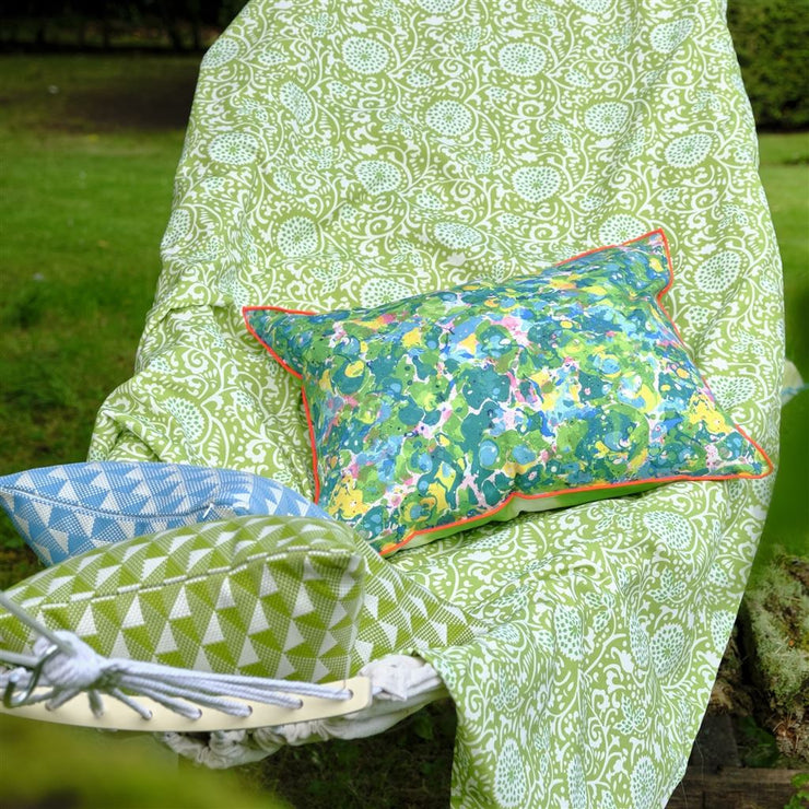 Designers Guild Outdoor Odisha Peridot Cushion