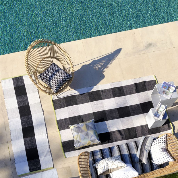 Designers Guild Outdoor Saliya Noir Rug