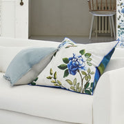 Designers Guild Porcelaine De Chine Cobalt Linen Cushion