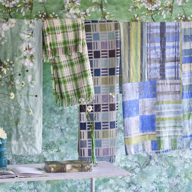 Designers Guild Assam Blossom Emerald Throw