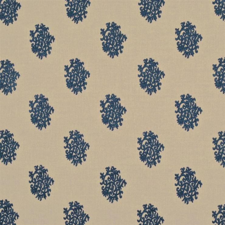 Delphine Embroidery - Indigo