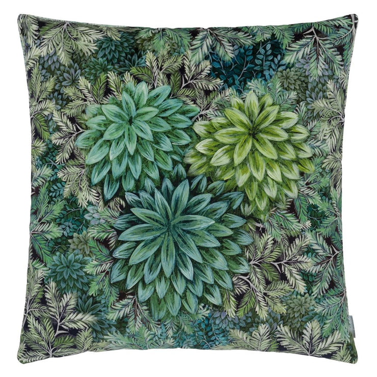 Designers Guild Madhya Azure Velvet Cushion
