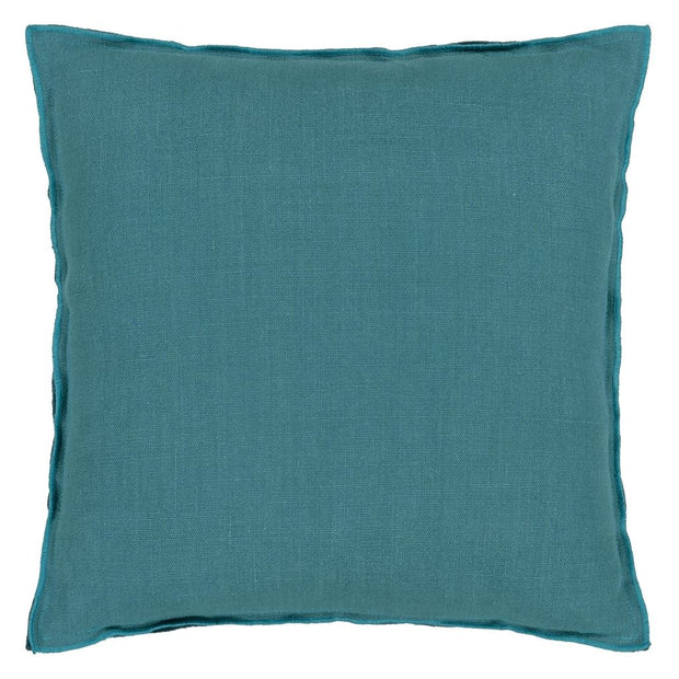 Designers Guild Brera Lino Indian Ocean & Teal Linen Cushion