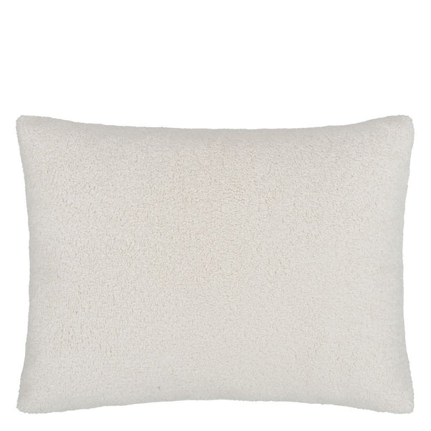 Designers Guild Polwarth Chalk Faux Fur Cushion