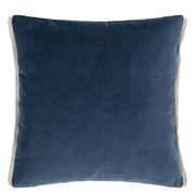 Designers Guild Varese Prussian & Grass Velvet Cushion