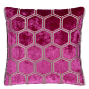 Designers Guild Manipur Fuchsia Velvet Cushion