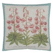 John Derian Crown Lily Canvas Cushion