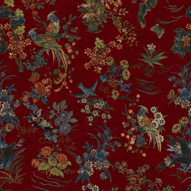 Campbell Floral - Lacquer Red