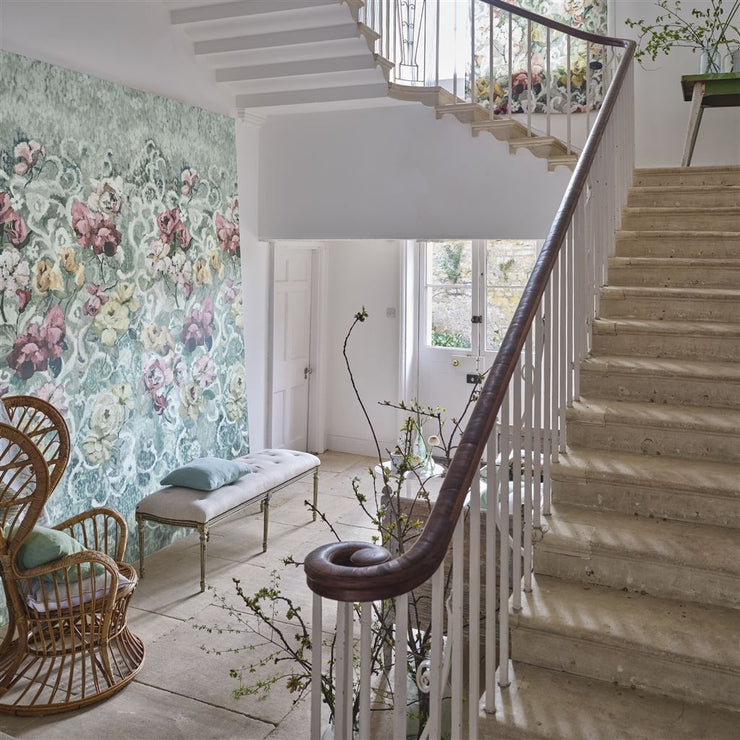 Designers Guild Tapestry Flower Eau De Nil