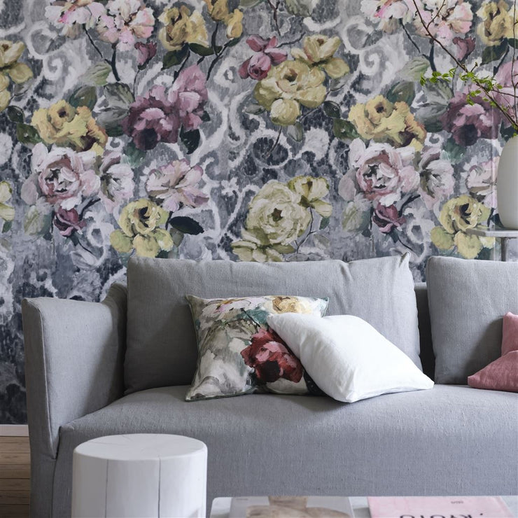 Designers Guild Tapestry Flower Platinum