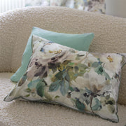 Designers Guild Thelma's Garden Celadon Cotton Cushion