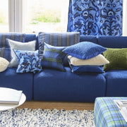 Designers Guild Cormo Cobalt Boucle Cushion