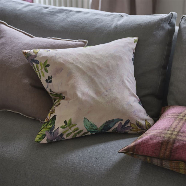 Designers Guild Glynde Coral Cotton/linen Cushion