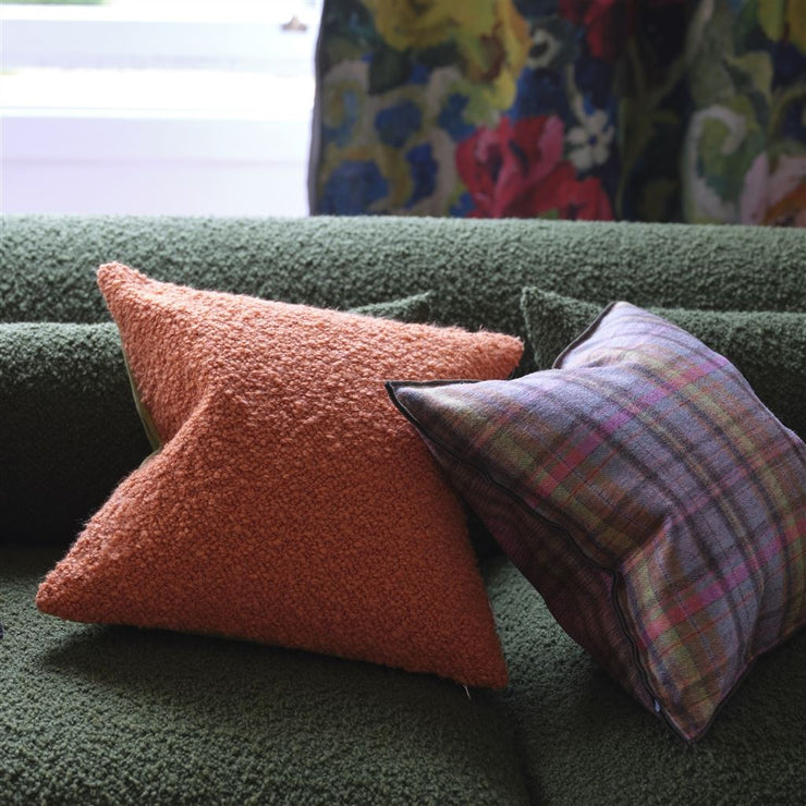 Designers Guild Cormo Persimmon Boucle Cushion
