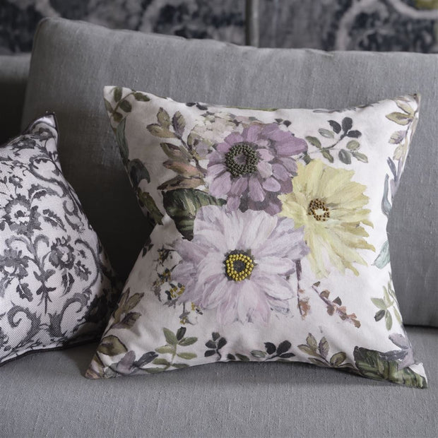 Designers Guild Glynde Zinc Cotton/linen Cushion