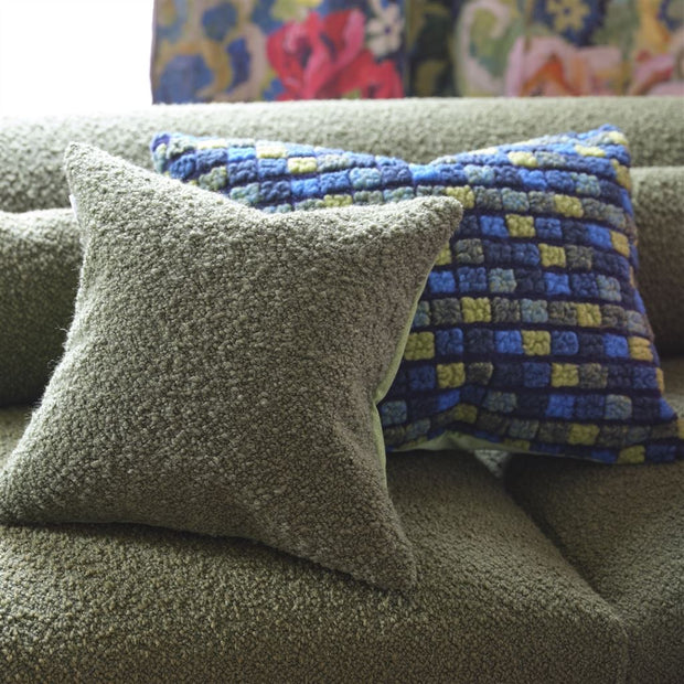 Designers Guild Blengdale Azure Cotton/wool Cushion