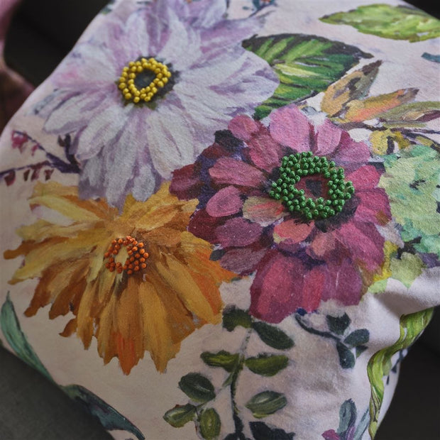 Designers Guild Glynde Coral Cotton/linen Cushion