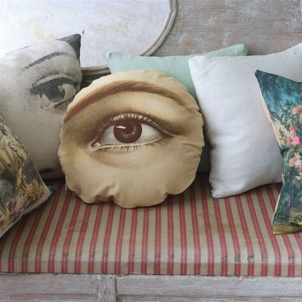 John Derian Eye Sepia Cushion