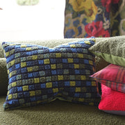 Designers Guild Blengdale Azure Cotton/wool Cushion