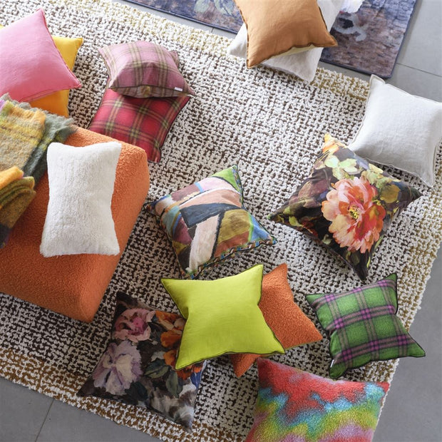 Designers Guild Gertrude Rose Chestnut Velvet Cushion