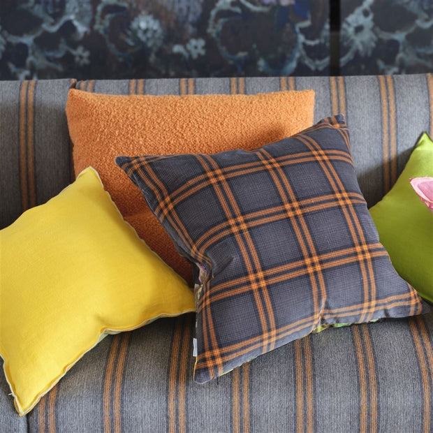 Designers Guild Gertrude Rose Chestnut Velvet Cushion