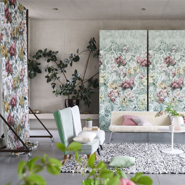 Designers Guild Tapestry Flower Eau De Nil