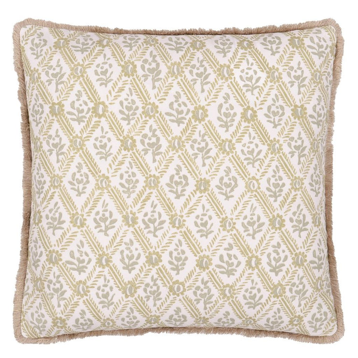 English Heritage Suffolk Garden Slate Blue Cushion