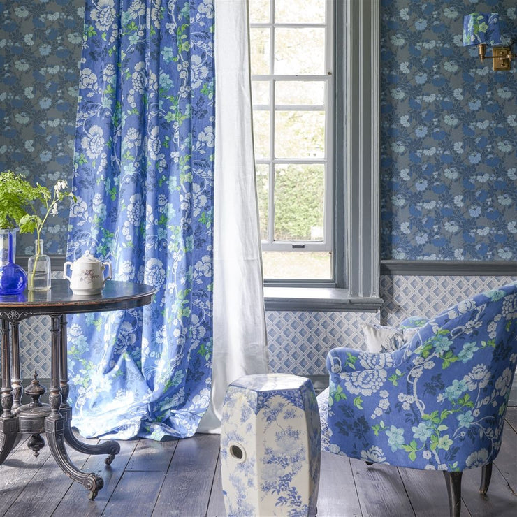 English Heritage Eagle House Damask Woad
