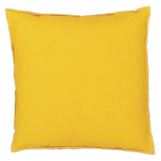 Designers Guild Brera Lino Mango & Maize Linen Cushion