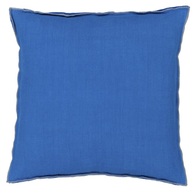 Designers Guild Brera Lino Lagoon & Porcelain Linen Cushion