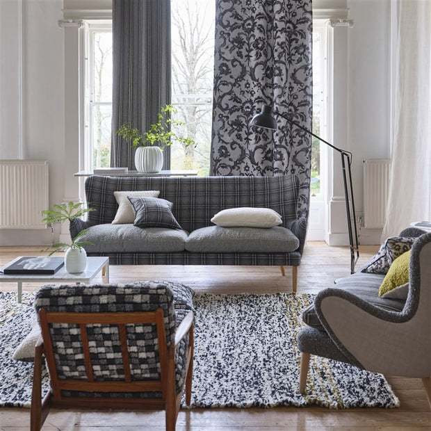 Designers Guild Fontenoy Graphite Rug