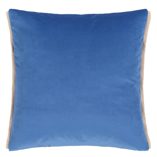 Designers Guild Velluto Cobalt Velvet Cushion
