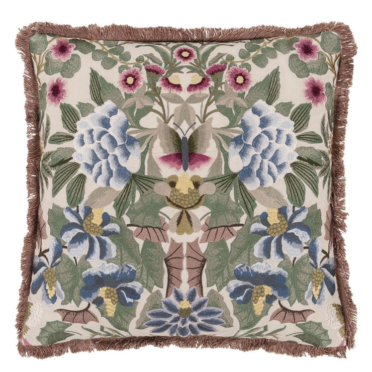 Designers Guild Ikebana Damask Cameo Embroidered Cushion