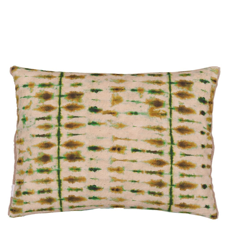 Designers Guild Shibori Emerald Cotton Cushion