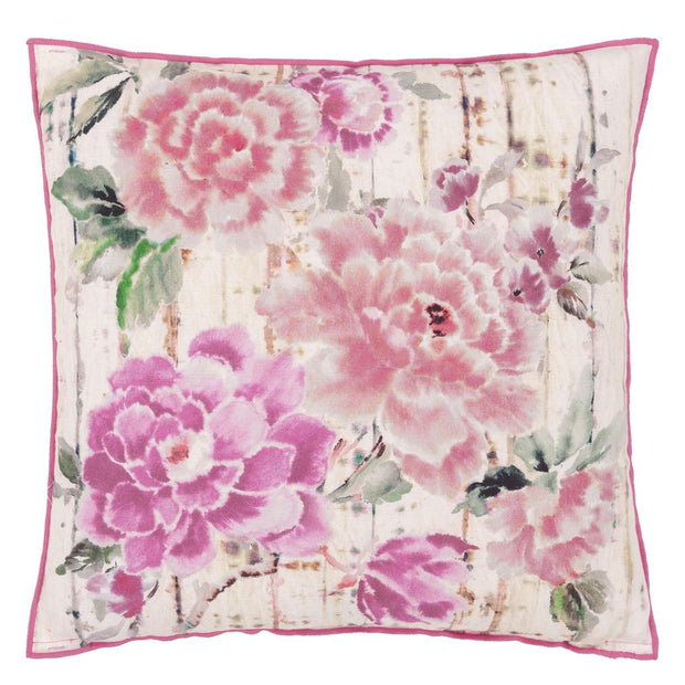 Designers Guild Kyoto Flower Coral Cushion