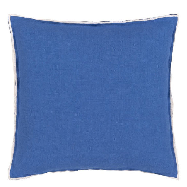 Designers Guild Brera Lino Lagoon & Alabaster Linen Cushion