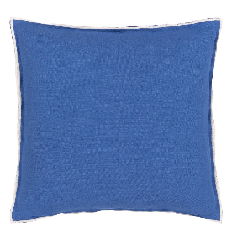 Designers Guild Brera Lino Lagoon & Alabaster Linen Cushion