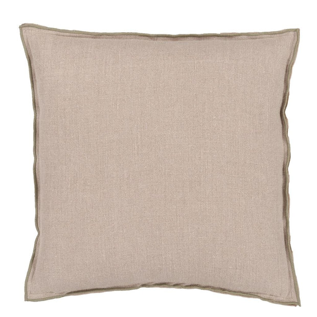 Designers Guild Brera Lino Thyme & Pebble Linen Cushion
