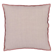 Designers Guild Brera Lino Damask Rose & Travertine Linen Cushion