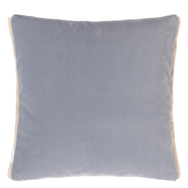 Designers Guild Varese Indigo & Smoke Velvet Cushion