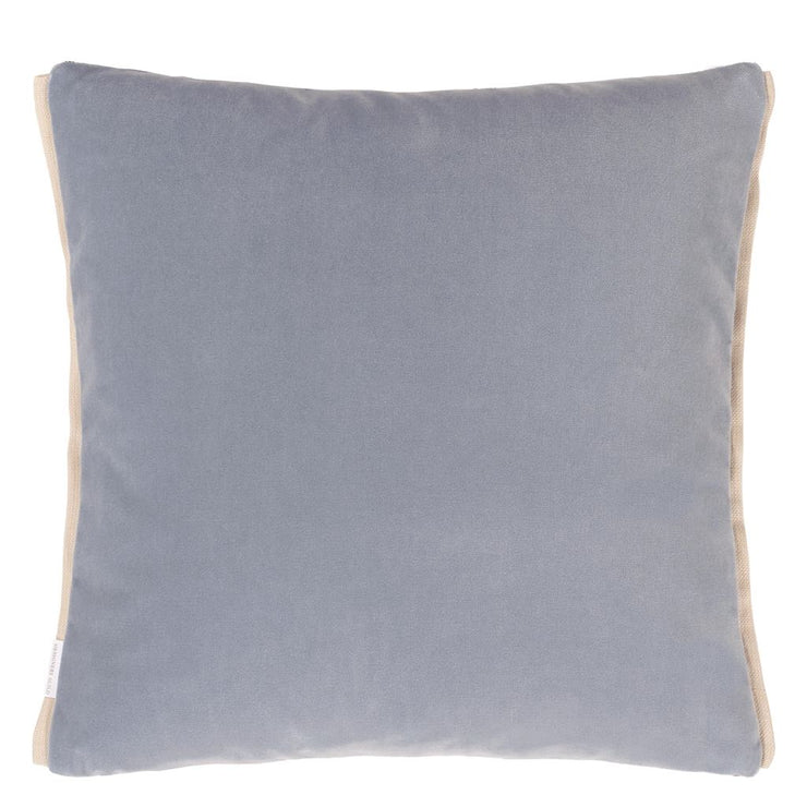 Designers Guild Varese Indigo & Smoke Velvet Cushion