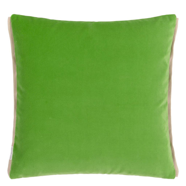 Designers Guild Varese Fuchsia & Malachite Velvet Cushion