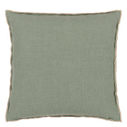 Designers Guild Brera Lino Thyme & Pebble Linen Cushion